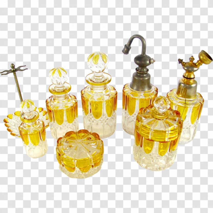 Val Saint Lambert Perfume Bottles Atomizer Nozzle Glass Bottle - Lead Transparent PNG