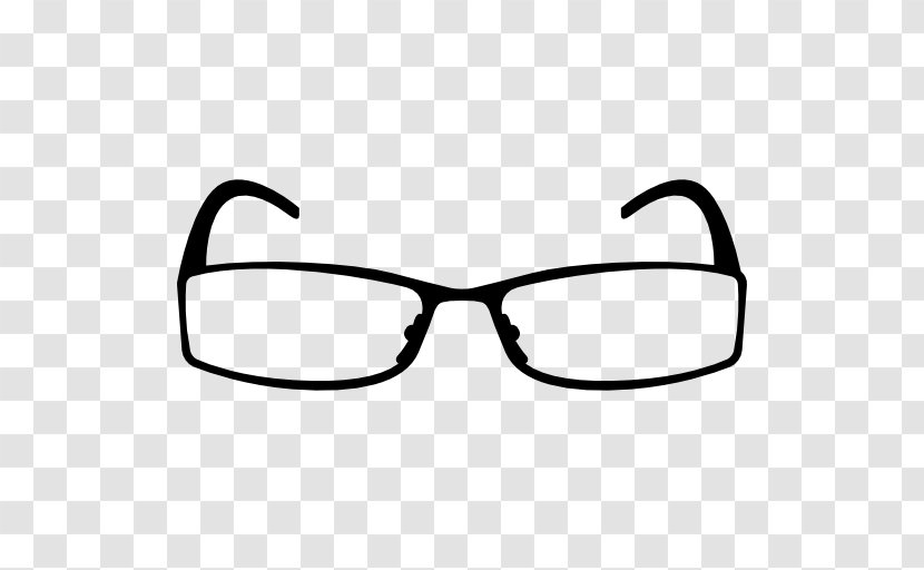 Rectangle Black Box Glasses - Vision Care - Sunglasses Transparent PNG