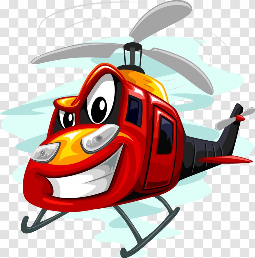 Helicopter Cartoon Clip Art - Photography - Hand-drawn Transparent PNG