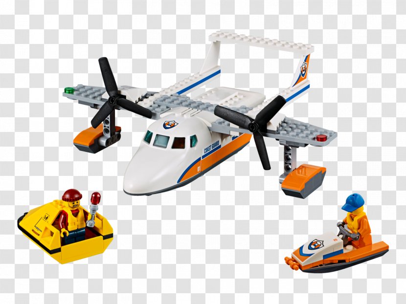 LEGO 60164 City Sea Rescue Plane Amazon.com Airplane Toy - Lego Cities Transparent PNG