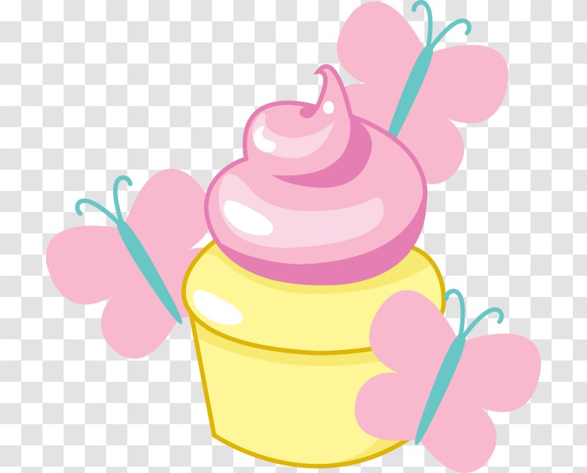Twilight Sparkle Pony Fluttershy Pinkie Pie Rainbow Dash - Rarity - Cup Cake Transparent PNG