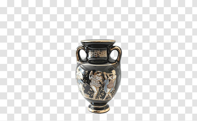 Jug Vase Ceramic Urn Cup - Artifact Transparent PNG