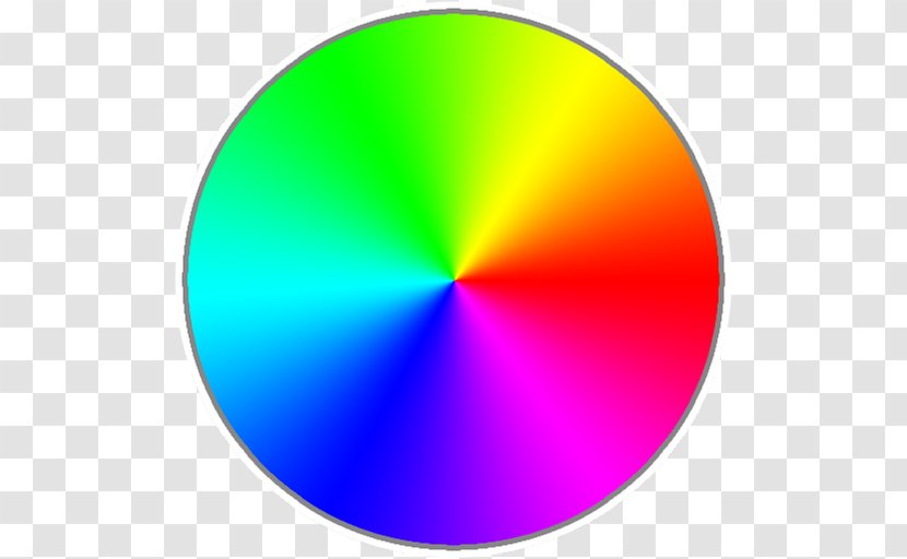 Color Gradient Wheel HSL And HSV RGB Model - Primary Transparent PNG
