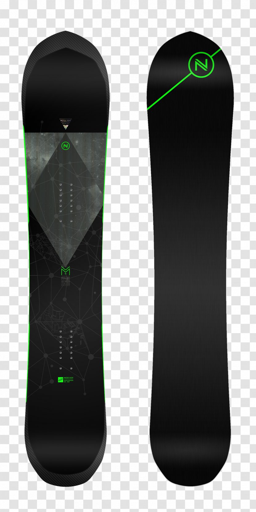 Kraft Sport Snowboarding Deska Nidecker Megalight - Sporting Goods - Snowboard Transparent PNG