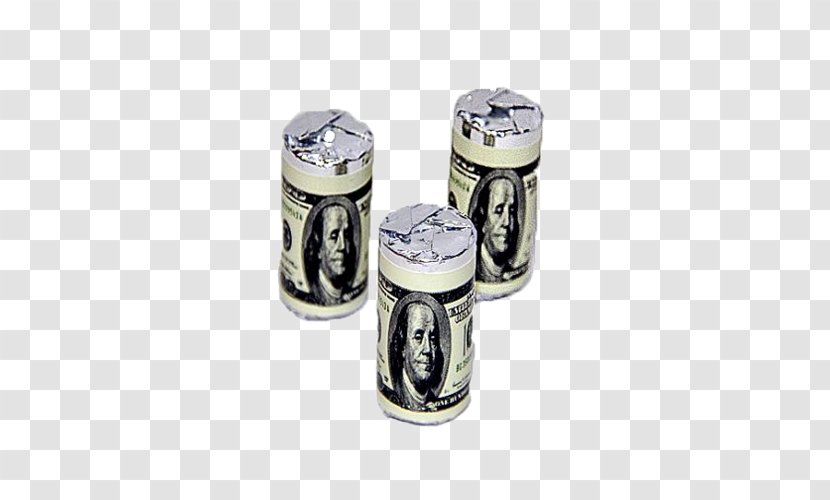 Silver Font - Money Roll Transparent PNG