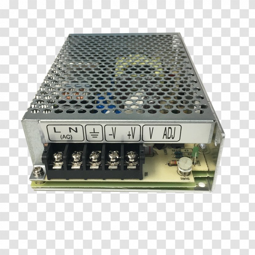 Power Converters Switched-mode Supply MEAN WELL Enterprises Co., Ltd. Electronics AC/DC Receiver Design - Electronic Device - Wall Transparent PNG
