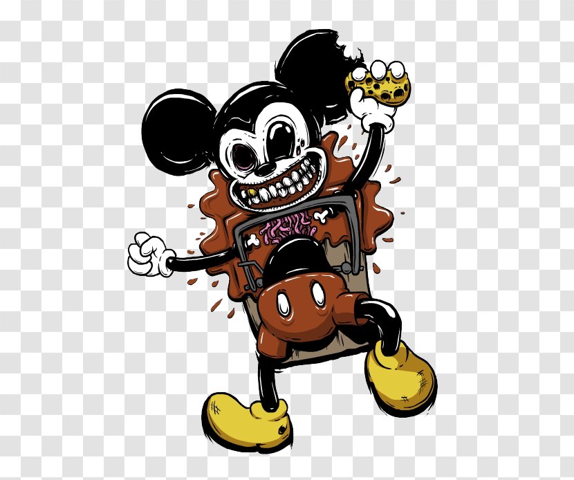 Mickey Mouse Minnie Mousetrap Clip Art - Cartoon - Crazy Bloody Transparent PNG