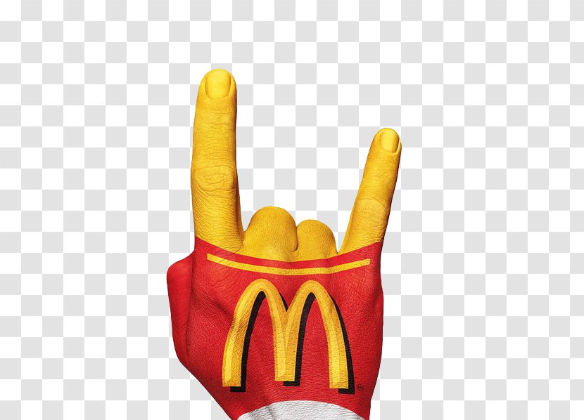 McDonalds French Fries Hamburger Advertising - Thumb - Fingers McDonald's Transparent PNG