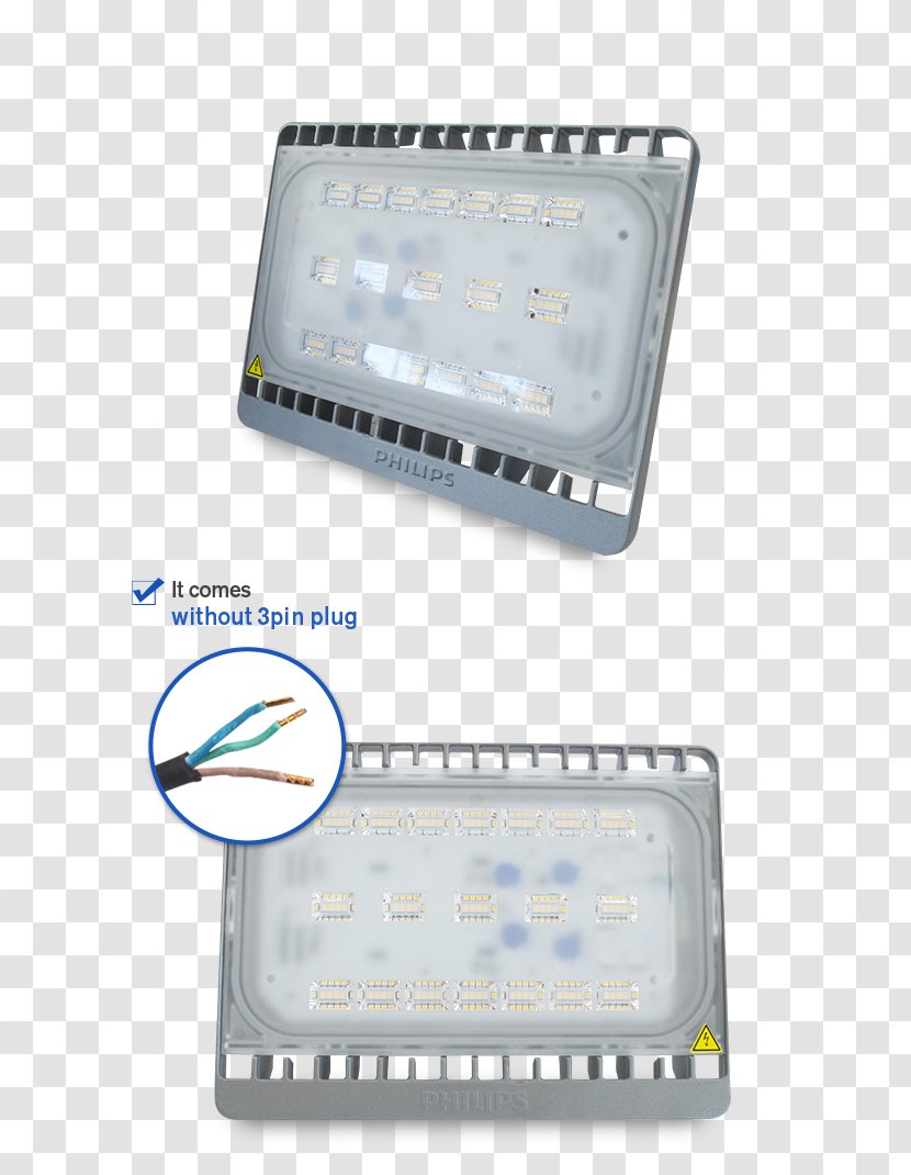 Floodlight Philips Light-emitting Diode Light Fixture Transparent PNG