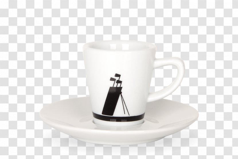 Coffee Cup Espresso Ristretto Saucer Mug - Golf Transparent PNG