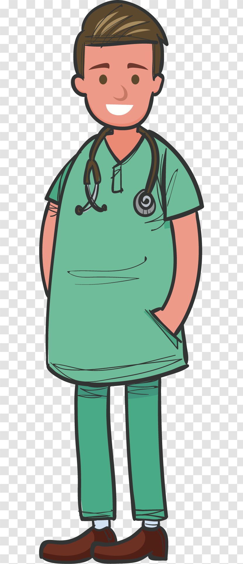 Physician Cartoon Clip Art - Frame - Operation Room Doctor Transparent PNG