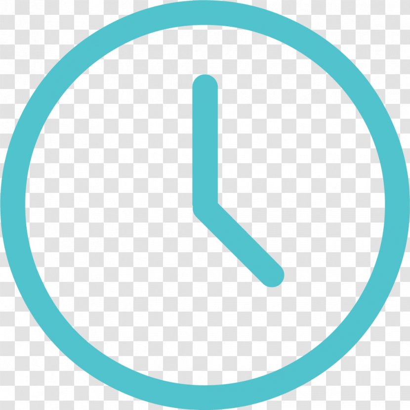 Clock Apartment - Azure Transparent PNG