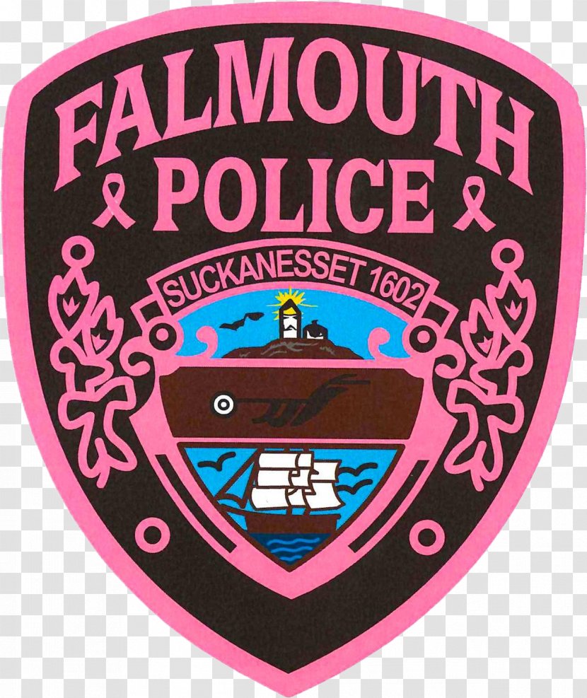 Falmouth Police Department Badge Officer Law Enforcement - Brand Transparent PNG