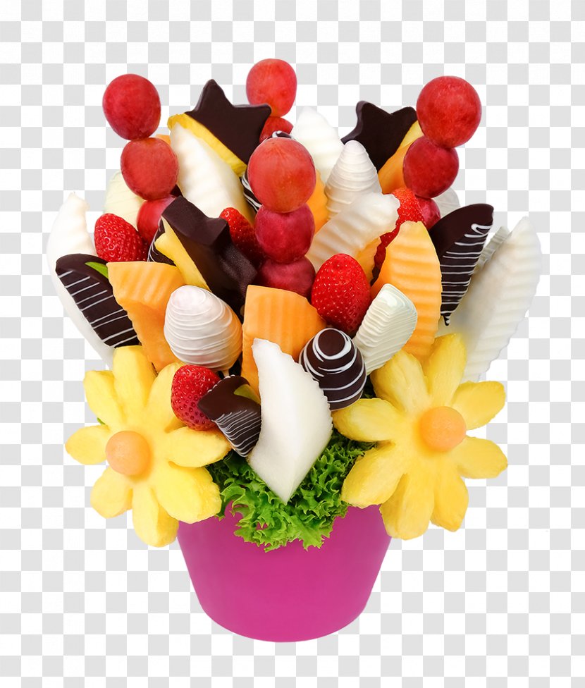 Fruit Bonbon Cut Flowers Flower Bouquet Gift - Garnish Transparent PNG