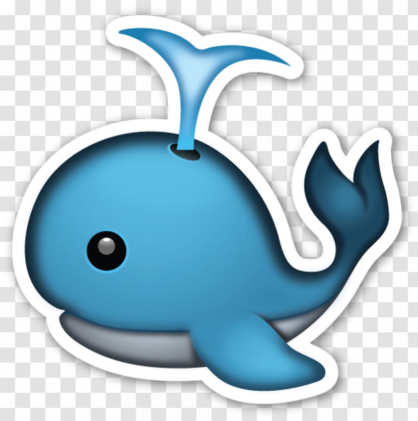 Emojipedia Whale Text Messaging Sticker - Flower - Shades Transparent PNG
