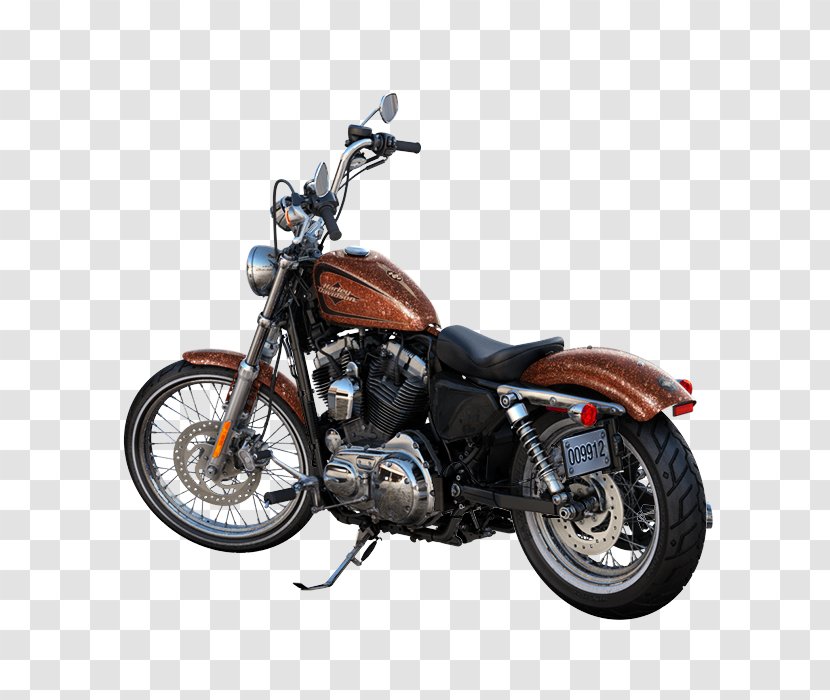 Harley-Davidson Sportster Motorcycle Chopper Bobber - Brake Transparent PNG