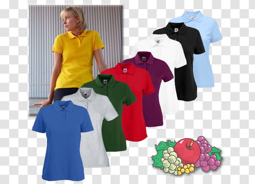 T-shirt Polo Shirt Fruit Of The Loom Sleeve Cotton Transparent PNG
