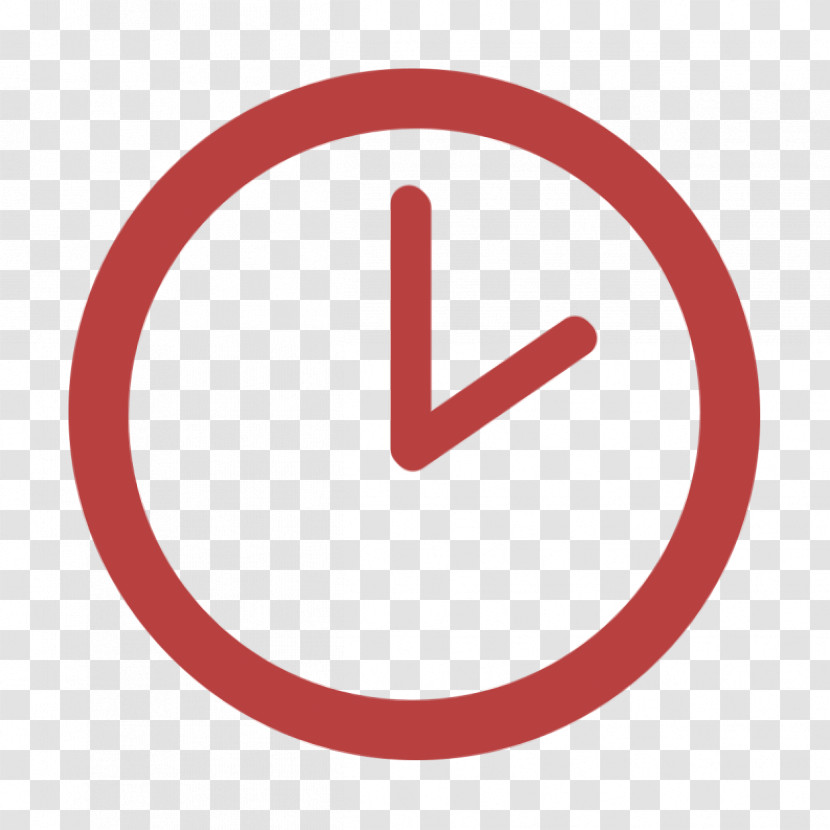 Finances And Trade Icon Hour Icon Clock Of Circular Shape At Two O Clock Icon Transparent PNG