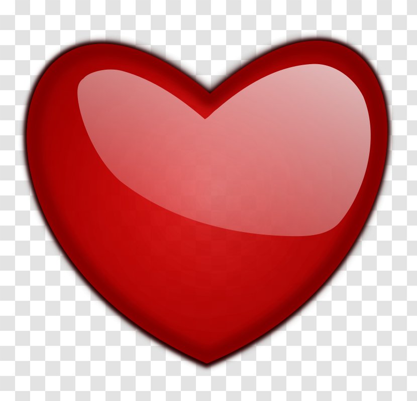 Heart Clip Art - Vector Button Transparent PNG