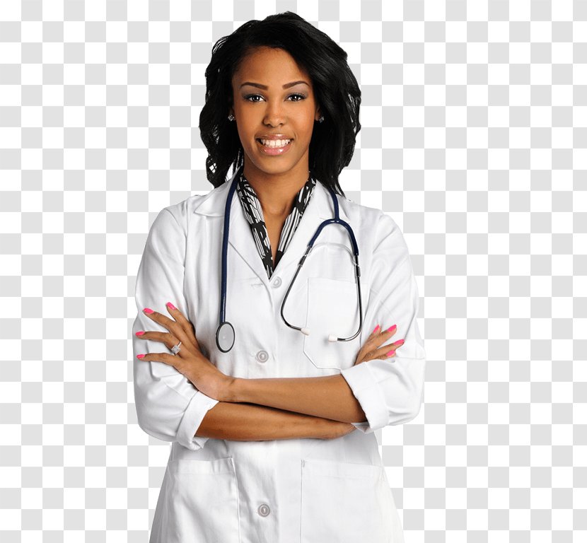 Physician Stethoscope Health Care Gynaecology Nursing - Clinic - African American Transparent PNG