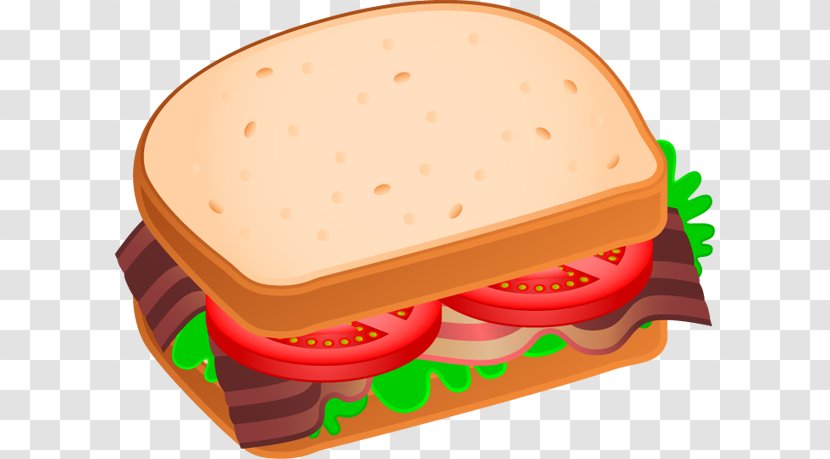 Hamburger BLT Submarine Sandwich Tuna Fish Club - Blt Cliparts Transparent PNG