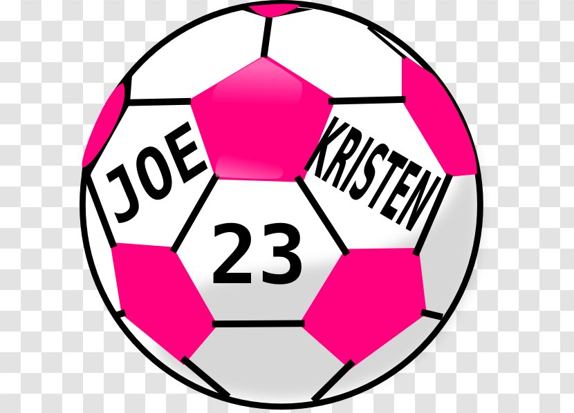 Clip Art Football Sports Openclipart - Pink - Soccer Ball Backgrounds Transparent PNG