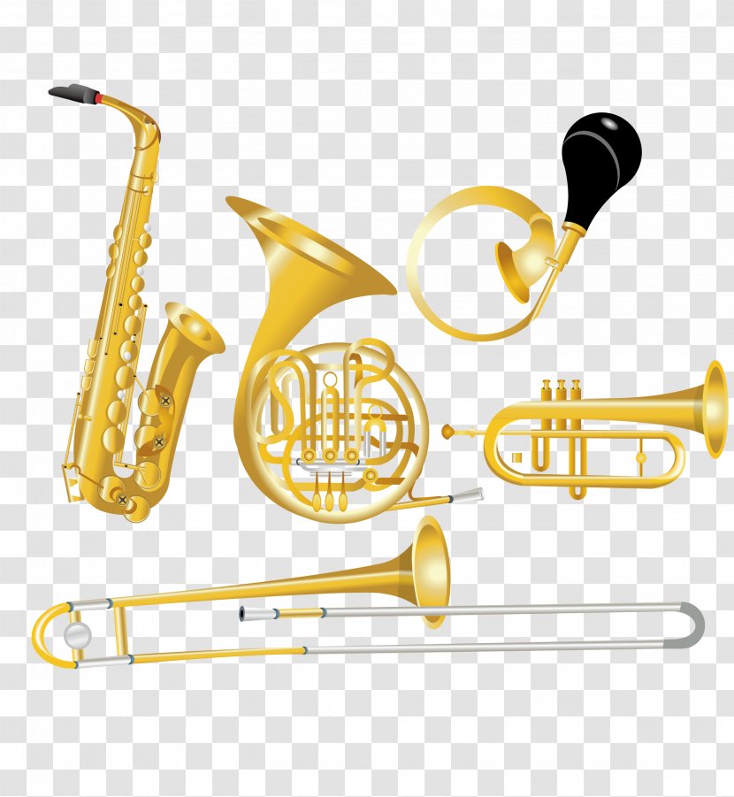 Musical Instrument Trumpet Saxophone - Tree - Foreign Instruments Transparent PNG