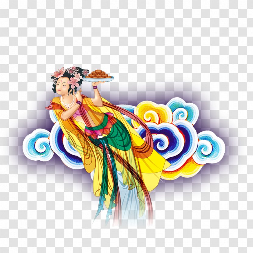 Mid-Autumn Festival Change Traditional Chinese Holidays U5ae6u5a25u5954u6708 - Art - Goddess Of The Moon Transparent PNG