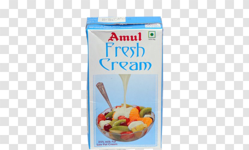 Fresh Cream Milk Amul Iced Coffee - Dairy Products Transparent PNG