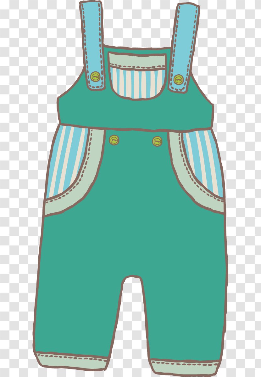 Trousers Infant Clip Art - Clothing - Cotton Fabric Baby Pants Transparent PNG
