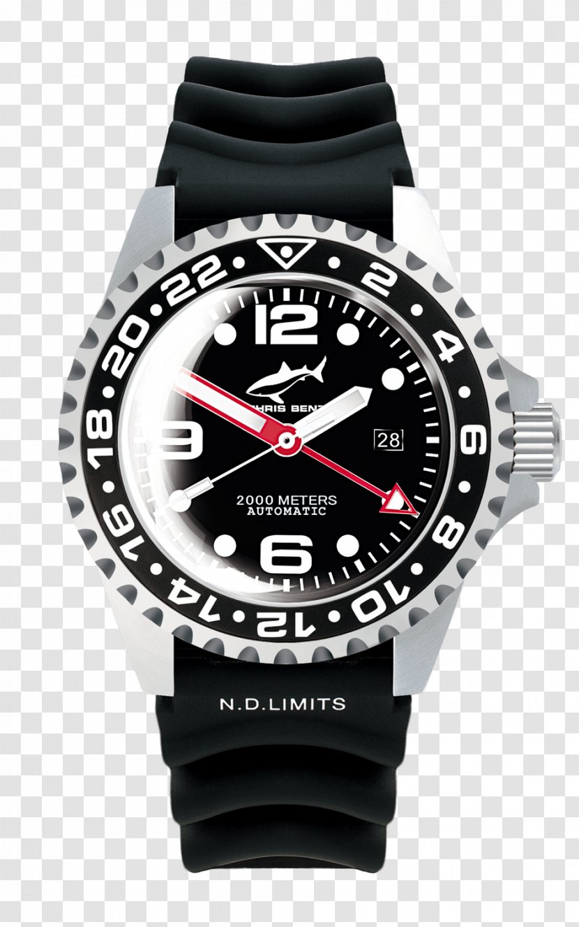 Diving Watch Automatic Clock Strap - Swiss Made Transparent PNG