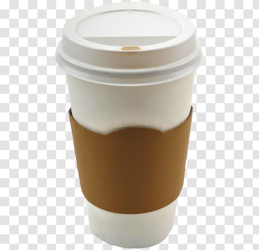 Coffee Cup Sleeve Lid Mug - Takeaway Transparent PNG
