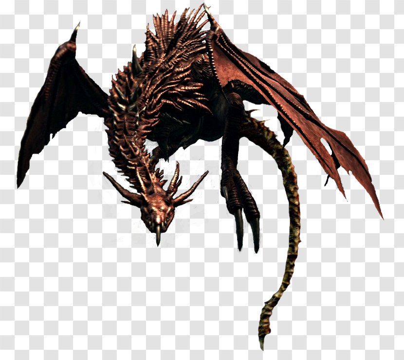Dark Souls III Boss Dragon - Wyvern - Flying File Transparent PNG