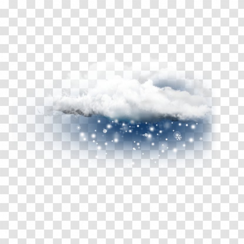Cloud Snow Weather Forecasting - Snowflake - Snowy Transparent PNG