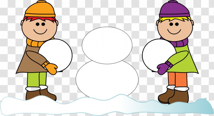 Snowman Clip Art - Child - Children Playing Transparent PNG