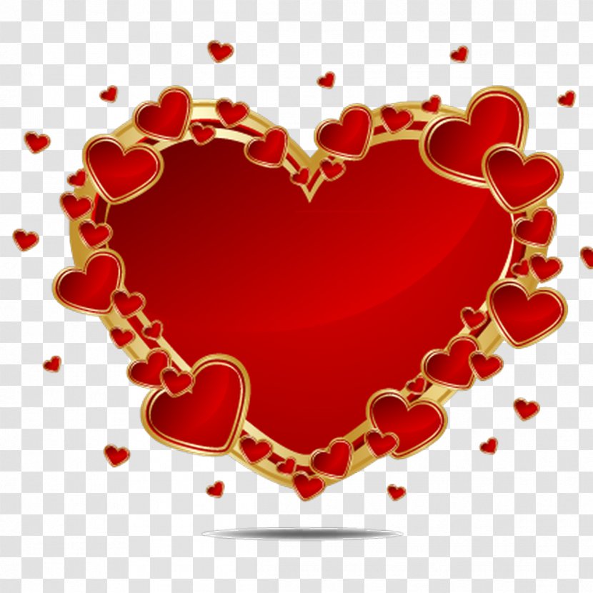 Valentine's Day Romance Heart - Art - Red Transparent PNG