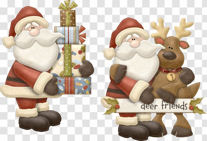 Ded Moroz Rudolph Snegurochka Santa Claus Reindeer - Creative Transparent PNG