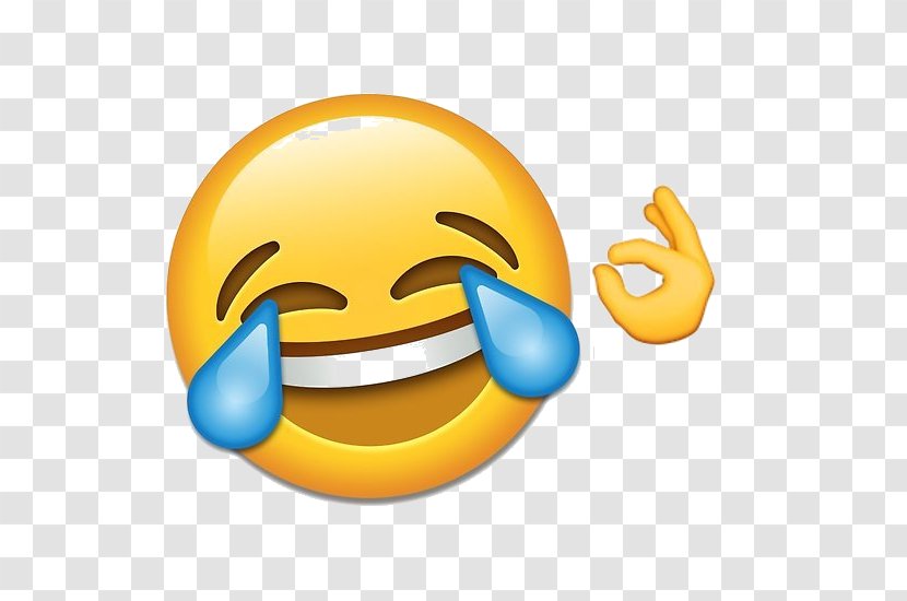 Face With Tears Of Joy Emoji Emoticon Laughter Image - Yellow - Laughing Images Transparent PNG
