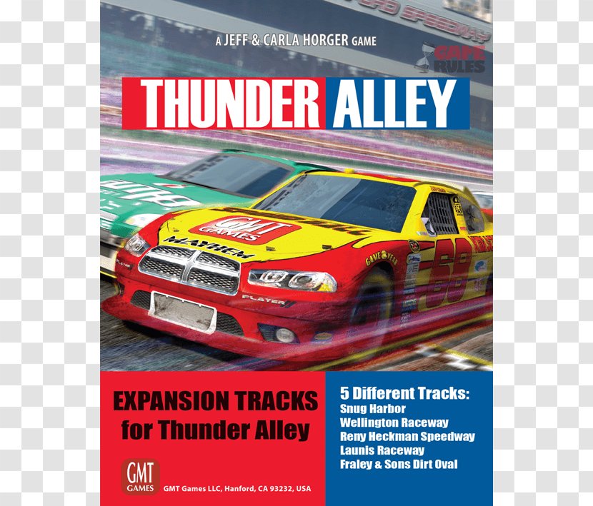 Board Game GMT Games BoardGameGeek Thunder Alley - Automotive Exterior - Inflation Transparent PNG