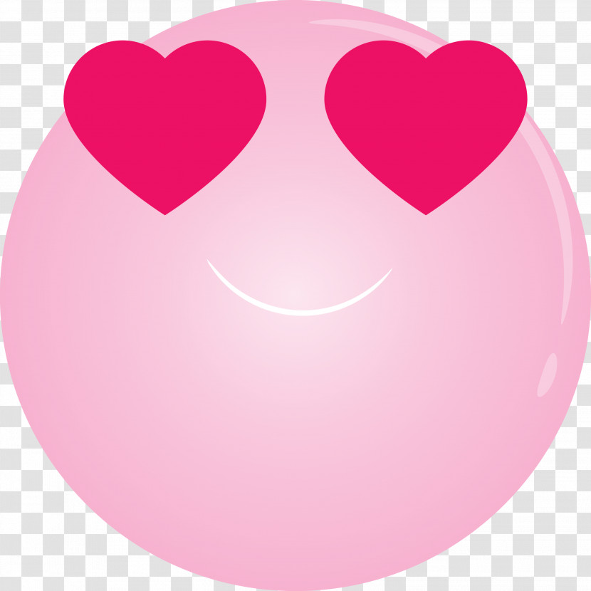 Smiley Pink M Transparent PNG