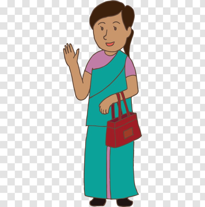 India Woman - Finger - Style Gesture Transparent PNG