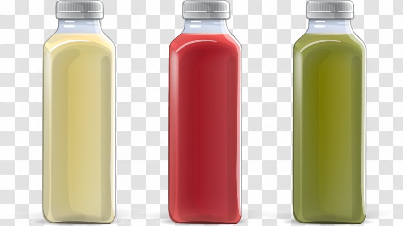 Glass Bottle Plastic - Vector Hand-painted Bottles Transparent PNG