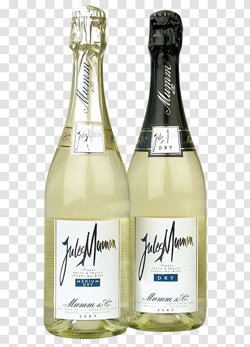 Champagne White Wine Glass Bottle Transparent PNG