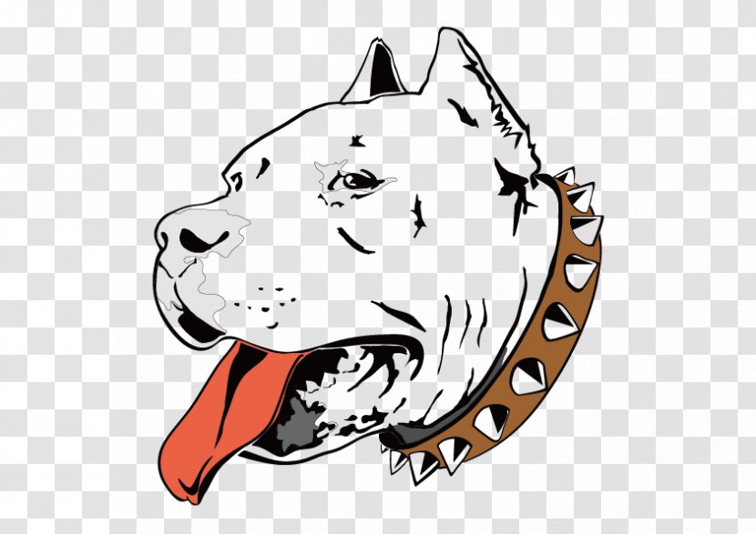 American Pit Bull Terrier Staffordshire - Puppy Tongue Vector Transparent PNG