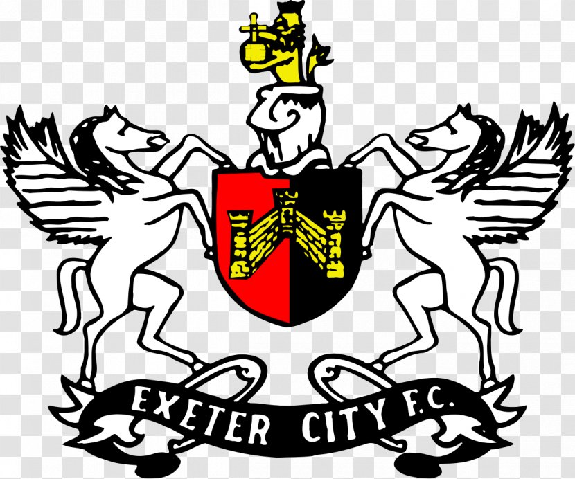 History Of Exeter City F.C. Merstham St James Park - Logo - Town Transparent PNG