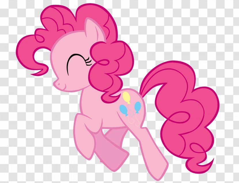 Pinkie Pie My Little Pony Rainbow Dash Applejack - Silhouette - Pink Sakura Transparent PNG