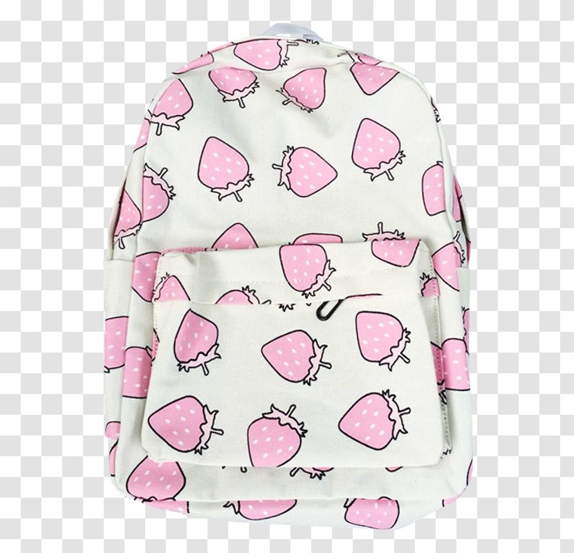Umates Top BackPack Notebook Carrying Backpack Handbag Adidas Originals Night - Denim - Strawberry Pattern Transparent PNG