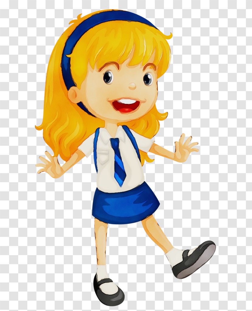 First Day Of School - Figurine - Gesture Animated Cartoon Transparent PNG