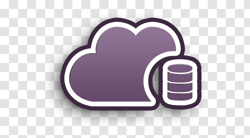 Cloud Icon Cloud With Data On Server Icon Data Icons Icon Transparent PNG