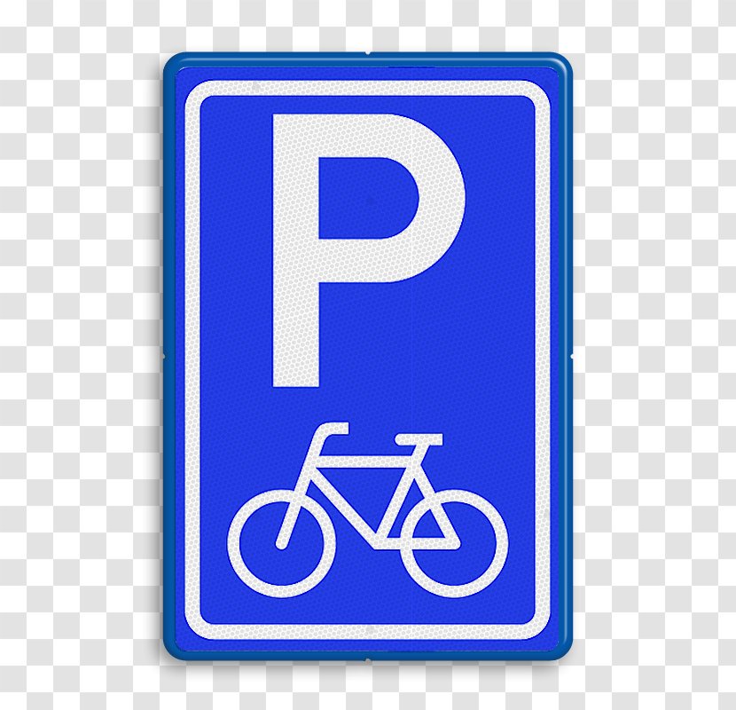 Bicycle Parking Car Park Signage - Rectangle Transparent PNG